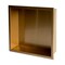 Alfi Brand 16" x 16" Brushed Gold PVD Steel Square Single Shelf Shower Niche ABNP1616-BG - alternate 7